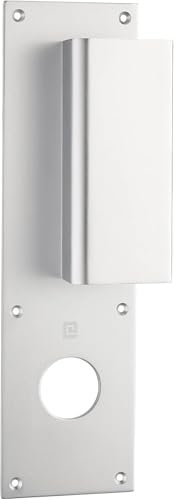 HERACLES - Poignée palière aluminium type Bastille 70x250mm argent trou de 36 - HERACLES - I-231103TR36
