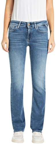 Replay Damen Jeans New Luz Skinny-Fit, Blau (Medium Blue 009-7), 28W / 30L