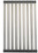BAOYOUNI Escurreplatos plegable enrollable, tapete escurridor de platos resistente al calor de aluminio envuelto en silicona para encimera de cocina, sobre el fregadero, gris, XL (33 x 55 cm)