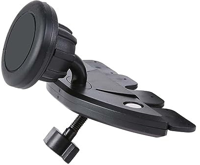 jojofuny Cd Player Phone Mount Magnetic Car Holder for 7 6s S8 S7 S6 8 5 4 Pixel Easy Install Stable Three-roof Design