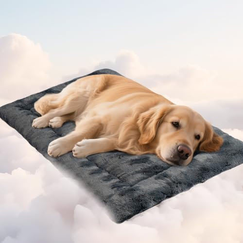 Mora Pets Hundedecke Flauschig Hundematte Waschbar und rutschfest Hundekissen für Kleine Mittelgroße Grosse Hundebett Weiches und Kuschelig Hunde Decke, 104x 69 cm