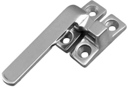 Kivivaka 304 pour poignée de volet battant en acier inoxydable, 80 mm ou 100 mm, quincaillerie argentée pour porte de secours pour grande gauche