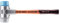 Simplex Schonhammer, TPE-soft / TPE-mid; mit Aluminiumgehäuse und hochwertigem Holzstiel | D=50 mm | 3113.050