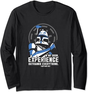 Star Wars Clone Wars Captain Rex Experience Long Sleeve T-Shirt