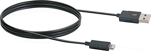 SCHWAIGER -LKW120L 533- Lightning Sync & Ladekabel (1,2m), drehbar | zum Laden und Synchronisieren von Geräten mit Lightning Anschluss