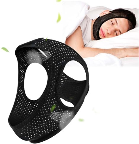 Anti Schnarchen Kinnriemen, Schnarchen Stopper Weicher und Verstellbarer Kinnband Schnarchen Verhindern,Hilfsmittel Gegen Schnarchen Für Schnarchen, Reduktion Snore Relief Kinnriemen