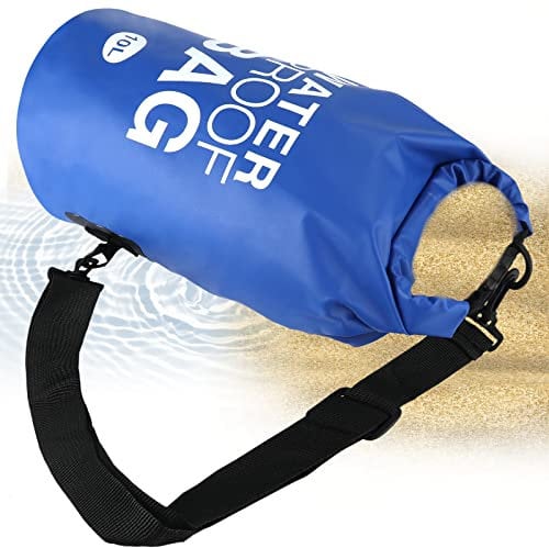 Bolsas de Sacos Arena Camping, 10 l Peso Universal para Escalera de Piscina Bolsa Seca Impermeable de PVC 250D para Escaleras y Escalones de Piscina (Azul)