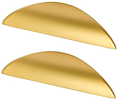 OSALADI 2st Halbmondgriff Vintage Schrankgriff Zieht Schrankgriffe Gold Möbelgriff Schubladengriffe Hardware Für Küchenmöbel Schrankeimer-schalengriffe Handhaben Messing Zinklegierung