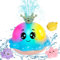 Jiosdo Baby Bath Toys, Octopus Sensory Light Up Bath Toys for Babies, Auto-Sensing Water Spray Sprinkler Toy Bath Lights for Kids, Floating Fountain Shower Toys (Blue)