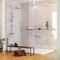 SANIZEO Panneau Mural Revetement Décoratif Salle de bains, Douche et WC, L120*l120*0.4 cm KOBERT-IN (Mud White)