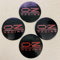 ZGCYK 4 Pièces Voiture Cache-moyeux Autocollant pour OZ 55MM Car Hub Center Cap Wheel Covers Pneus et Jantes Stickers Accessoires,Blackstyle