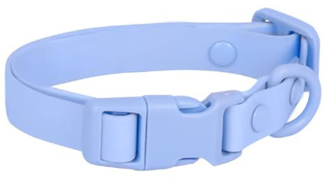FUNAT Macaron Collier Coloré pour Animaux de Compagnie, Collier de Chien Sculpté en PVC Antirouille, Collier de Chien en Silicone Résistant à l'eau Et Aux Taches