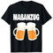 Maß Bier Maßanzug bayrischer Spruch Maßkrug Bierkrug T-Shirt
