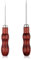 OQKAHIV 2 Piezas Lezna de Costura, lezna con mango de madera, perforadora, Punzones con Mango de Madera, Punzón para Coser Cuero, Lezna de Costura Artesanal, Lezna para Perforadora Coser Artesanal