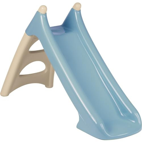 Smoby Life - Toboggan XS Bleu - Glisse de 90cm - Hauteur 1m - Marches Antidérapantes - Traité Anti-UV - Matière Recyclée - A Partir de 2 Ans - Fabrication Française