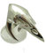 Bague en argent massif 925 crâne de corbeau R000275