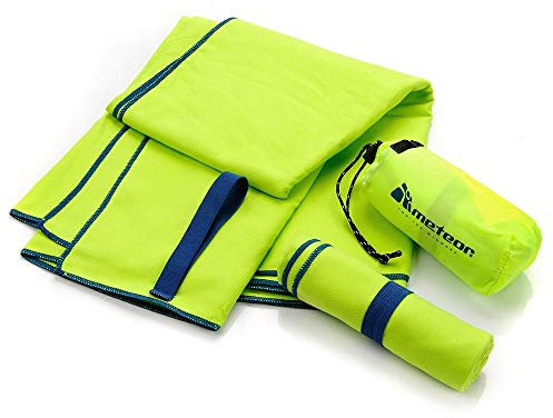 meteor Mikrofaser-Handtuch, auch als Badetuch für Sport oder Strand, Reise, schnell trocknend, leicht, platzsparend, für Kinder, Männer, Frauen