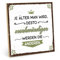TypeStoff Holzschild mit Spruch – JE ÄLTER MAN WIRD – im Vintage-Look mit Zitat als Geschenk und Dekoration - HS-00624