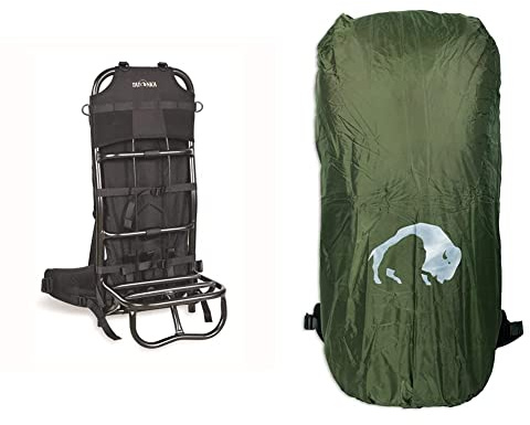 Tatonka,1130,Lastenkraxe, AA8Black, 78cm & Regenhülle Rain Flap, cub, 12 x 9 x 9 cm, 80 Liter