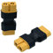 Nuofany 2Packs XT-60 Weiblich zu Weiblich Stecker kein Drahtadapter, XT-60 Stecker Adapter für RC FPV Auto Flugzeug Drone LiPo Batterie