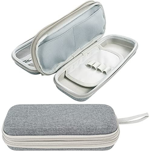 ProCase Eva Federmäppchen Stifteetui, Doppellagiges Schlamperetui, Große Kapazität Stift Tasche Pencil Case -Grau