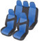 Auto Accessori Lupex - Copri sedili Auto Universali LS08 | Colore Blu | Set Anteriori e Posteriori | Poliestere | No Suv