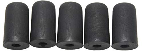 Jufjsfy 5 Pcs Endpin Tip Protector Rubber tail pin case Tip Cap Protector Non- Mat For Stringed Violin Parts