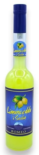 ROMEO Limoncello, Liquore di Limone Siciliano - 500 ml - Vol. 25%