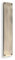Infinity Decor Solid Brass Victorian Rectangular Shaped Finger Door Push Plate 300mm x 75mm - Antique Finish with 5mm Thickness