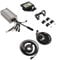 Miskall Electric Bike Conversion Kit, 25a Sine Controller LCD3U Panel Electric Bicycle Thumb Throttle Power Pedal Assist Sensor