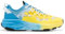 D.Franklin Zapatillas Deportivas Trail Mujer Peak Azul/Amarillo - Zapatillas de Vestir para Mujer - Moda Casual - Talla (39) - Modelo Peak