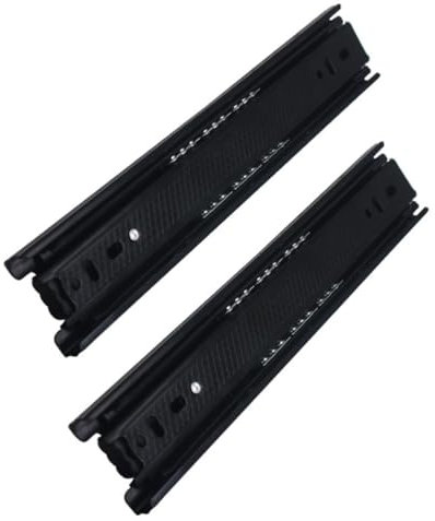Yardenfun Dreifache Gleitschiene dreigleisige Gleitbahn Kabinett Mute Slideway Kugellager drawer slides schubladenführung Pufferdämpfungsgleitschiene Schrankverlängerung Gleitschiene Stahl