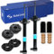 2x SACHS Stoßdämpfer + Domlager + Protection-Kit hinten für A4 B5 auch AVANT