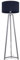 ValueLights | Grey Wood Tripod Floor Lamp with Navy Blue Fabric Drum Lampshade Living Room Light | Floor Lamps, Home Décor & Improvement Essential