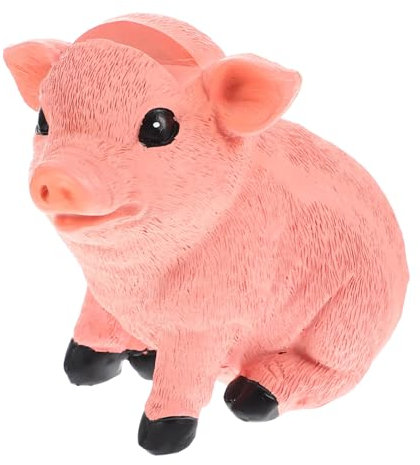 HOOTNEE Schweine Brillenständer aus Kunstharz Dekorativer Brillenhalter für Büro Einzigartiges Schreibtisch und Langlebig