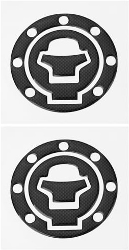 YINETTECH 2 STÜCKE Motorrad Tankdeckel Aufkleber Kompatibel mit Suzuki Bandit GSF1200 GSF600 GSF400 GSF250