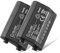 subtel, Batterie pour Caméra, Compatible avec Nikon D3, EN-EL4a, D3s, en-EL4, D2X, D3X, F6 (11.1V, 1800mAh) 2 Pièces