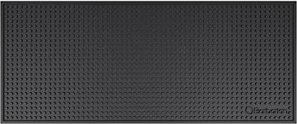 Barbarian Bar-Service-Matte, Getränkeläufer, rutschfeste Gummi-Unterseite, 600 mm x 250 mm, schwarz, hitzebeständig, sehr langlebig, spülmaschinenfest, flexibel, strapazierfähig (Signatur)