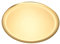 Plateau Rond doré en Acier Inoxydable & Plateau de Rangement de Bijoux & Plateau de Rangement de cosmétiques & Plateau de présentation & Plateau de Service. Or, diamètre 28 cm/11,02 Pouces.