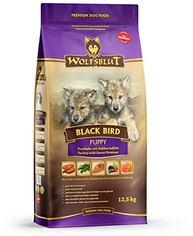 Wolfsblut - Black Bird Puppy - 12,5 kg - Truthahn - Trockenfutter - Hundefutter - Getreidefrei