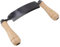 CHICIRIS Couteau de Tirage, Couteau de Tirage Incurvé Outil de Travail du Bois Rasage de Tirage en Acier au Tungstène avec Manche en Bois(10in)