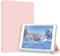 Divufus Schutzhülle für iPad Pro 9.7 2016 (altes Modell), leicht, schlank, automatischer Schlaf-/Wach-Ständer, Smart Cover, weiches TPU, mattiert, Stifthalter-Hülle für iPad Pro 9.7 Zoll, Rosa