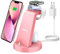 DUMTERR 3 in 1 Schnell Ladestation, Ladestation Kompatibel mit iPhone 14 13 12 11/Pro/Pro Max/Mini/XS/XR/8/7 Plus, Airpods Pro/3/2/1, Kabellose Ladestation für Apple Watch 9/Ultra 2/8/7/6/SE/5/4