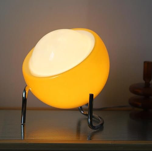 SXYSXYSXY Nordische Glas Nachttischlampe Schlafzimmer Nachtlicht Dekorative Tischleuchte Minimalismus Tischlampe Wohnzimmer Mit Glasschirm Arbeitszimmer Hotel E27