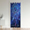 richhome Traumfänger Tür Vorhang, Star Sky Galaxy Blackout Vorhang für Schlafzimmer Tür Wohnzimmer, Fantasy Girly Aquarell Privatsphäre Tür 1 Panel, 86x203
