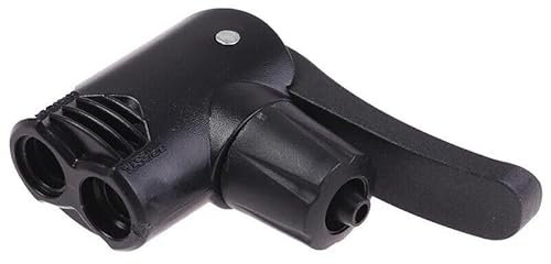 OKODOKO Replacement Dual Valve Bicycle Pump Head for Schrader & for Presta