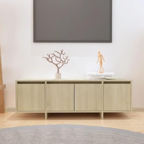 Meuble TV, Banc TV Support de Télévision Table TV Bas Armoire Basse Meuble TV chêne Sonoma 120x30x40,5 cm Bois d'ingénierie