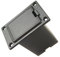 Gazechimp Boîtier Cas de Batterie 9V en Plastique Support de Pick-up Active Pièces de Rechange pour Guitares Electriques Basses Noir