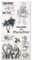 Stempelset Clear Stamps - verschiedene Motive als Silikonstempel auf A5 zur Auswahl: Lehrer, Geburtstag, Hochzeit und Weihnachten - besondere Motive DIY Karten uvm. (Wasser)