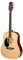 Stagg Dreadnought-Akustikgitarre in 3/4-Größe – Natur – für Linkshänder